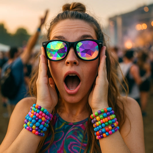 Lentes Caleidoscopio - sun rave