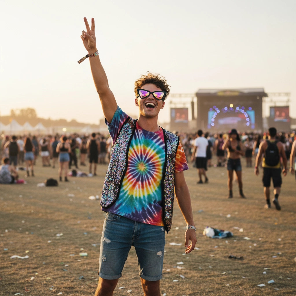 Lentes triangulares Caleidoscopio - sun rave