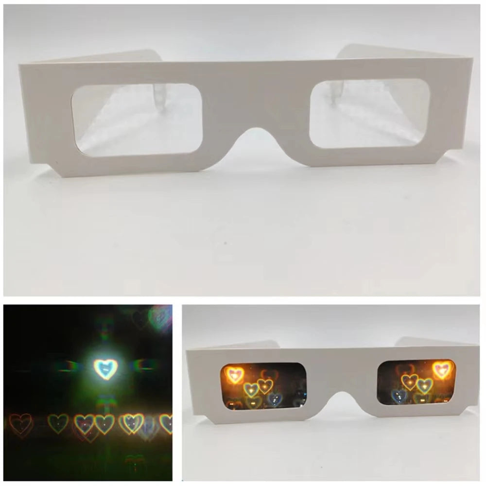 Hearts Paper Lenses 100pcs