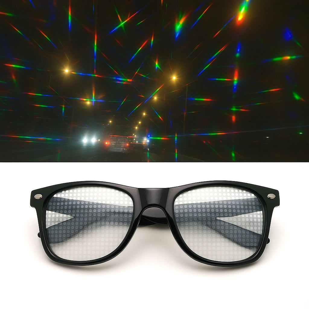 Lentes Difracción Prisma - sun rave