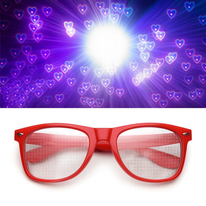 Lentes de Difracción Corazones - sun rave