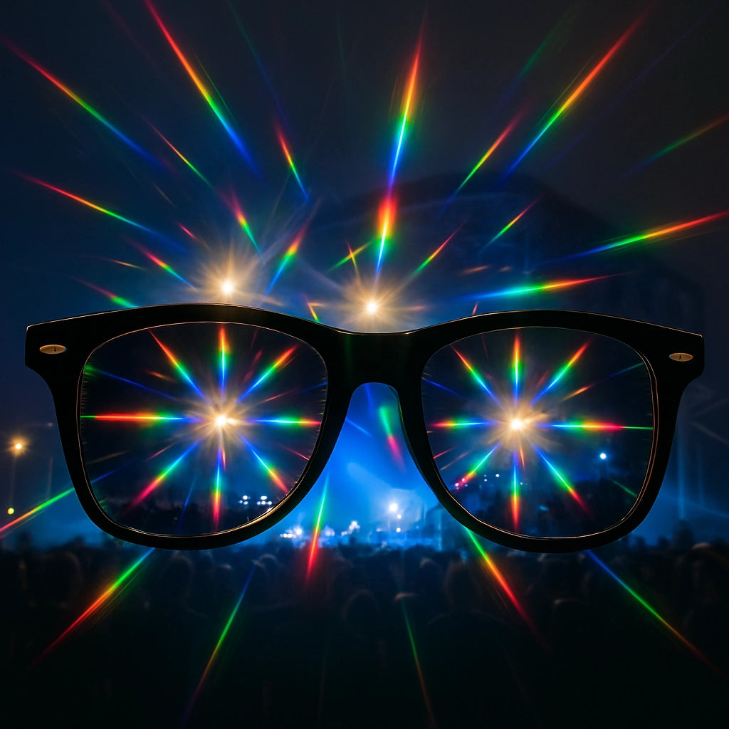 Lentes Difracción Prisma - sun rave