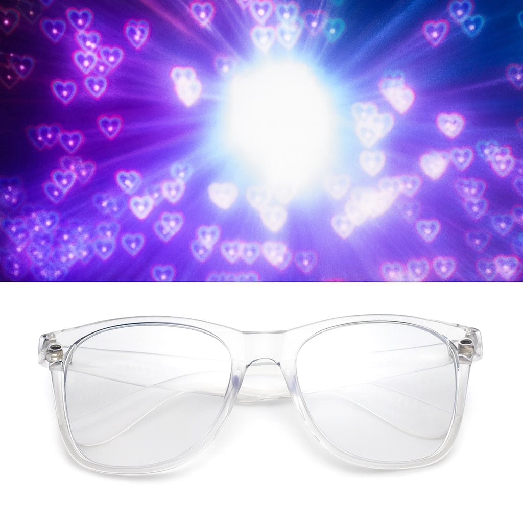 Lentes de Difracción Corazones - sun rave
