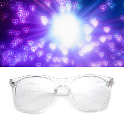 Lentes de Difracción Corazones - sun rave