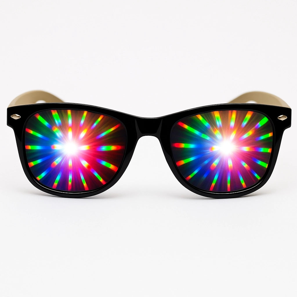 Lentes Difracción Prisma - sun rave