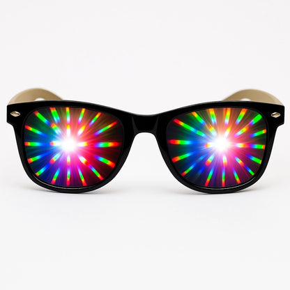 Lentes Difracción Prisma - sun rave
