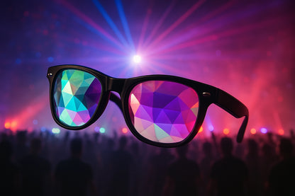 Lentes Caleidoscopio - sun rave