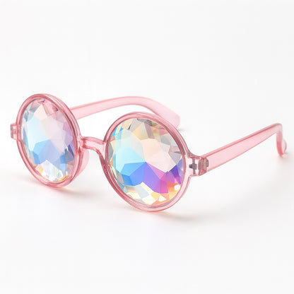 Lentes Caleidoscopio Circulares - sun rave