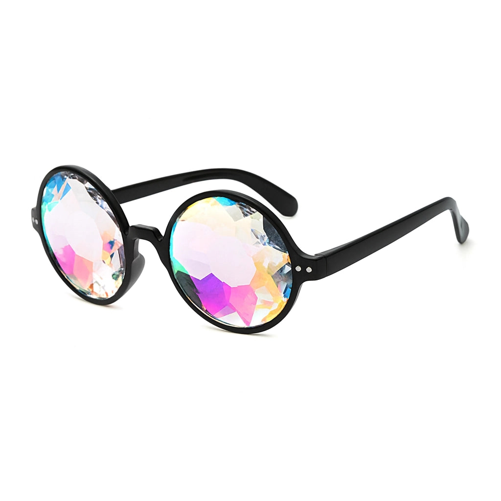 Lentes Caleidoscopio Circulares - sun rave
