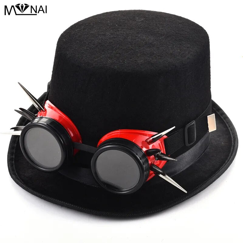 Spikes Steampunk Fedora Hat