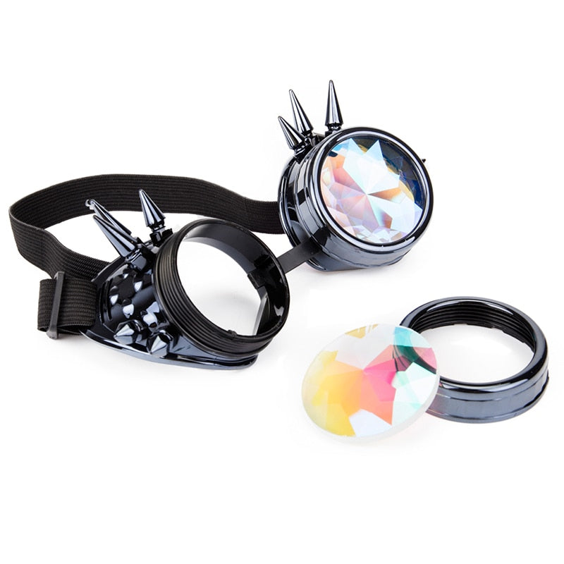 Kaleidoscope Gothic Steampunk Goggles