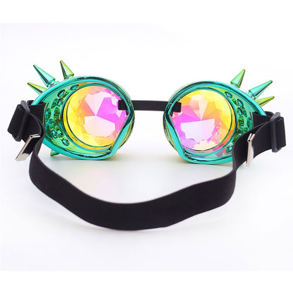 Kaleidoscope Gothic Steampunk Goggles