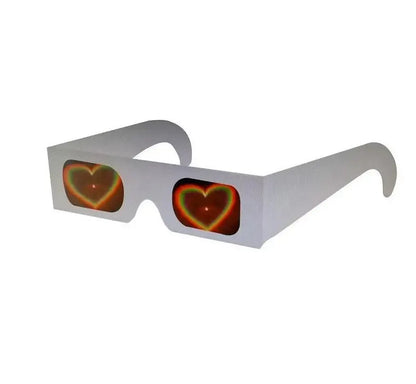 Lentes de Carton Corazon 100pcs - sun rave