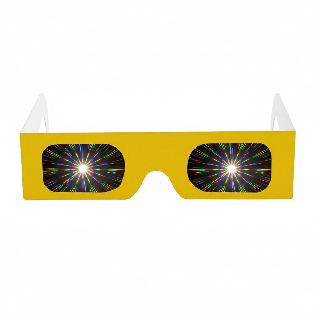 Lentes de Carton Prisma 100pcs - sun rave