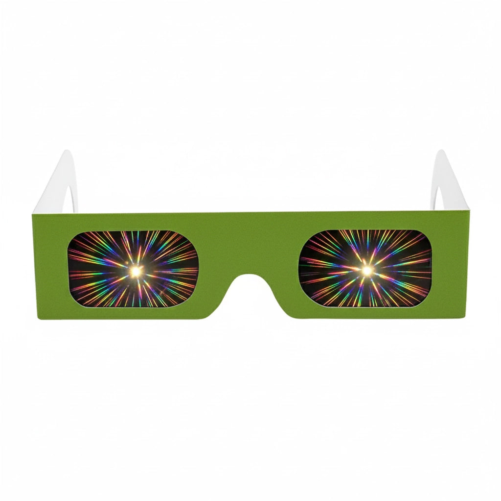 Lentes de Carton Prisma 100pcs - sun rave