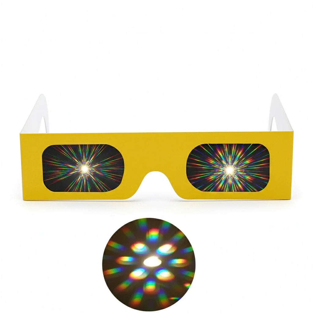 Lentes de Carton Prisma 100pcs - sun rave