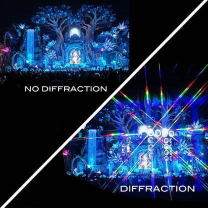 Lentes de Carton Prisma 100pcs - sun rave