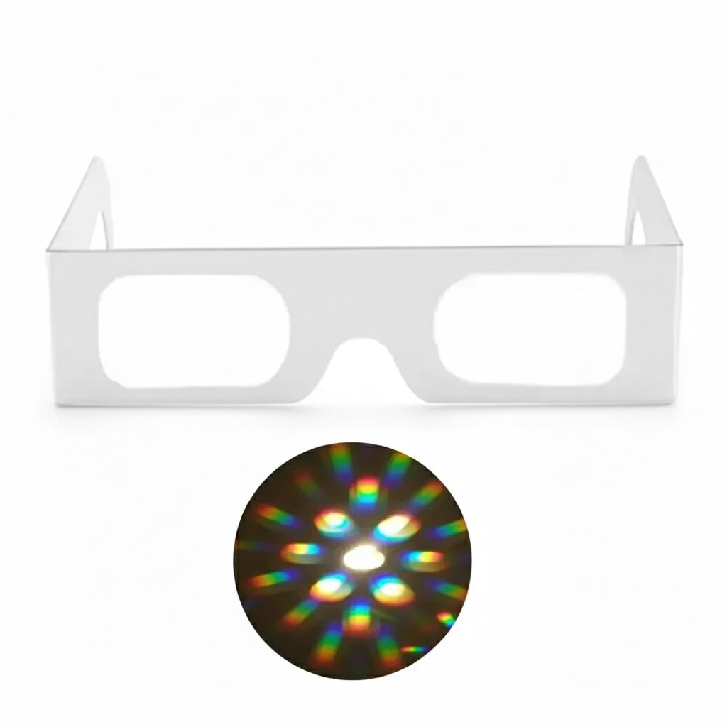 Lentes de Carton Prisma 100pcs - sun rave