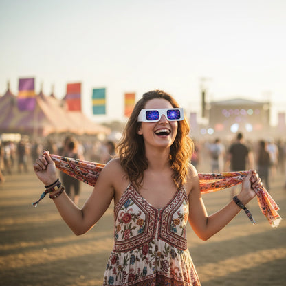 Lentes de Carton Corazon 100pcs - sun rave