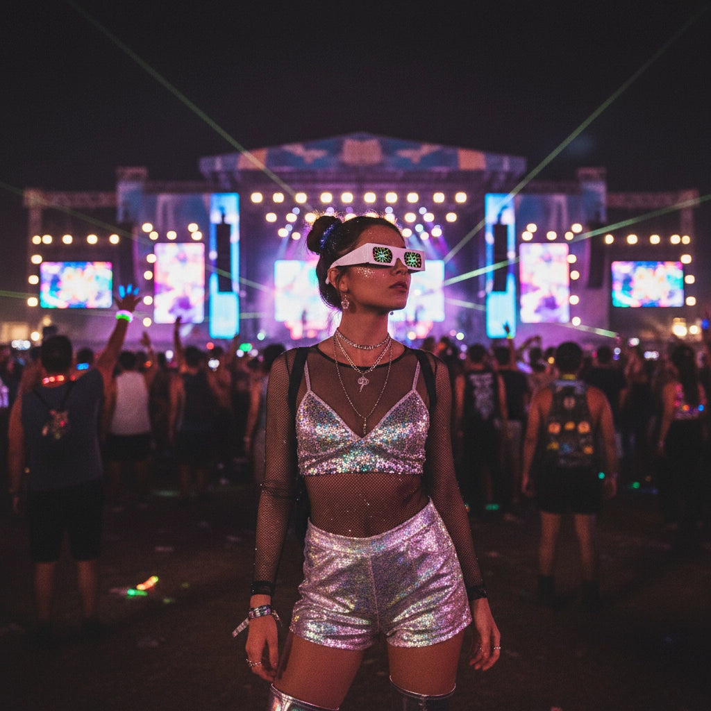 Lentes de Carton Prisma 100pcs - sun rave