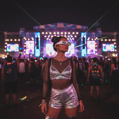 Lentes de Carton Prisma 100pcs - sun rave