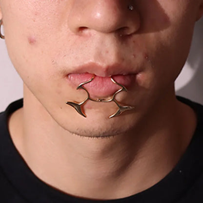 Cyberpunk Metal Lip