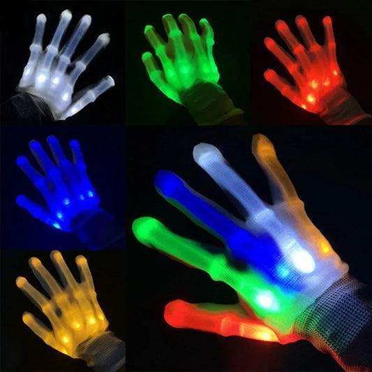 1 Pair LED Luminous Gloves