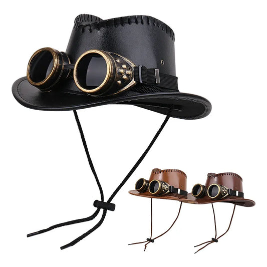 Vintage Steampunk Cowboy Hat