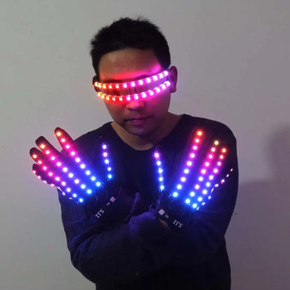 LED Glow Glasses and Gloves