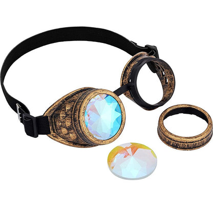 Kaleidoscope Steampunk Goggles