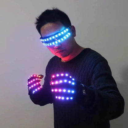 LED Glow Glasses and Gloves