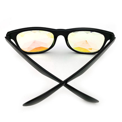 Square Kaleidoscope Glasses Light Prism Diffracted