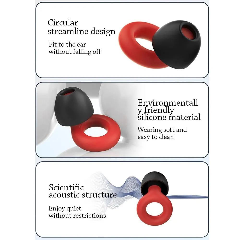 New Silicone Earplug Noise Reduction