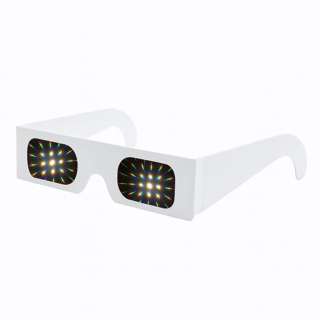 Lentes de Carton Prisma 100pcs - sun rave